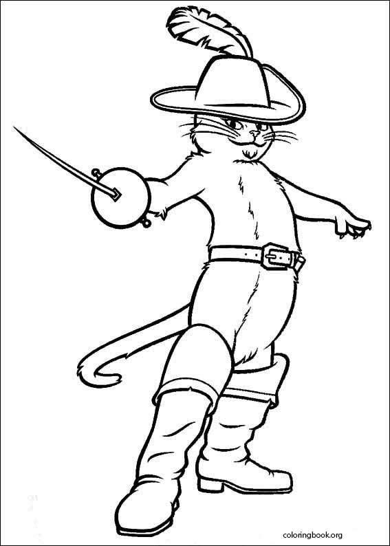 Puss In Boots coloring page (022)