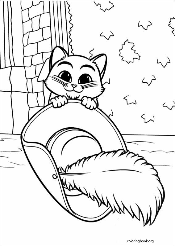 Puss In Boots coloring page (024)