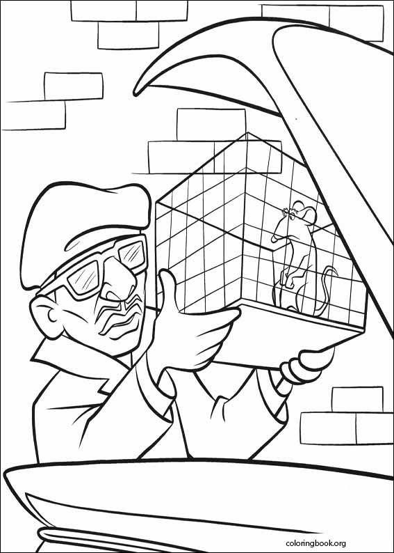 Ratatouille coloring page (005)