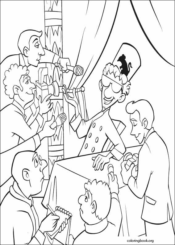 Ratatouille coloring page (011)