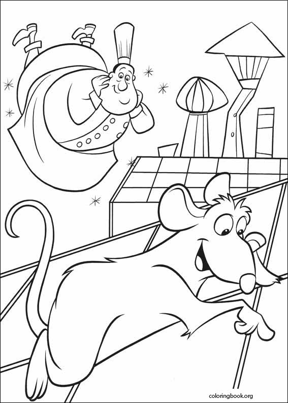 Ratatouille coloring page (014)