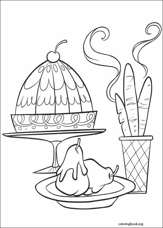 Ratatouille coloring page (025)