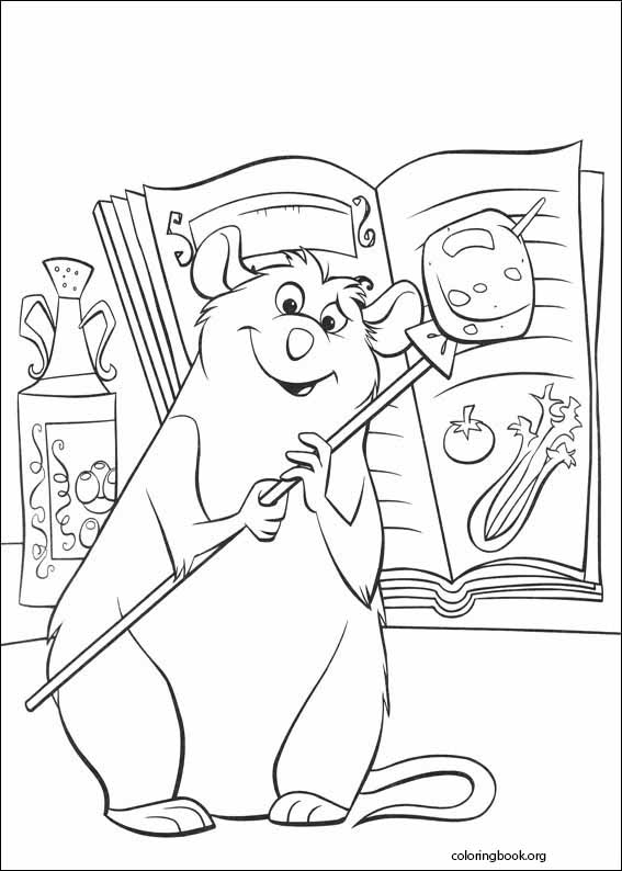 Ratatouille coloring page (027)