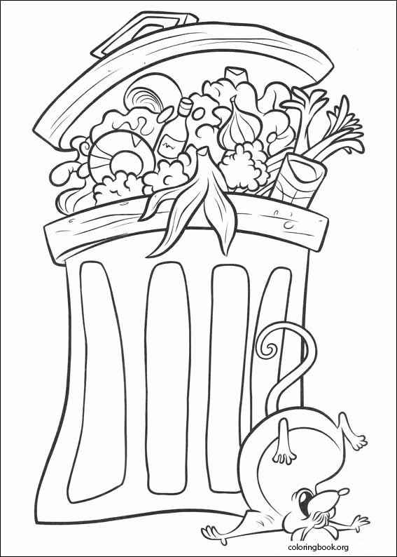 Ratatouille coloring page (028)