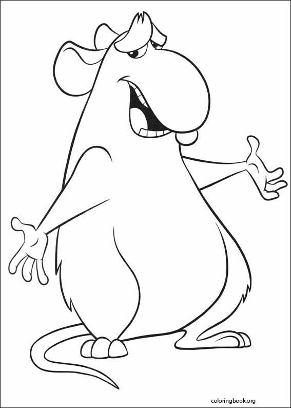 Ratatouille coloring page (030)