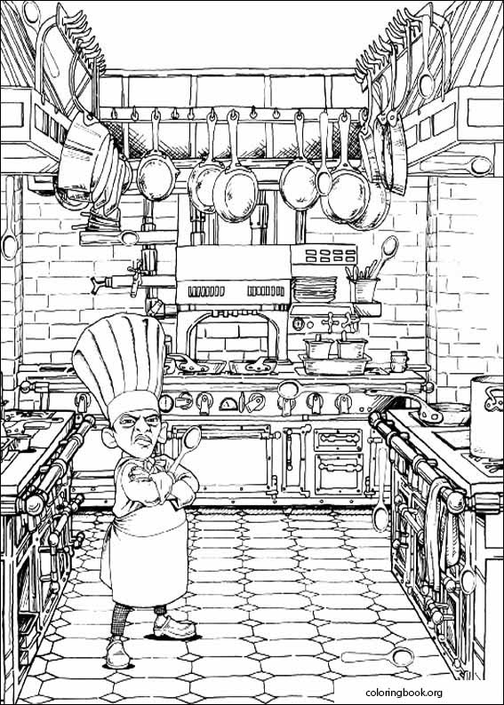 Ratatouille coloring page (034)