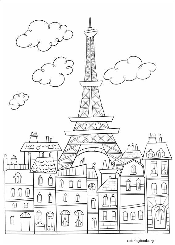 Ratatouille coloring page (040)