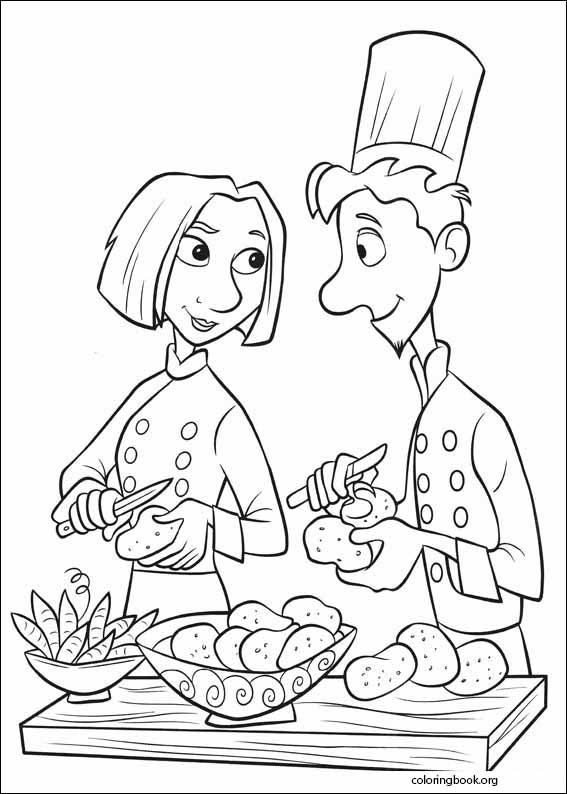 Ratatouille coloring page (041)