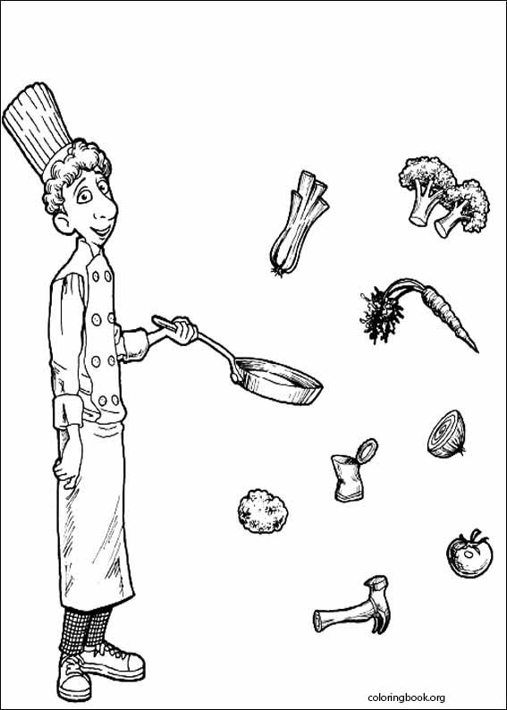 Ratatouille coloring page (047)