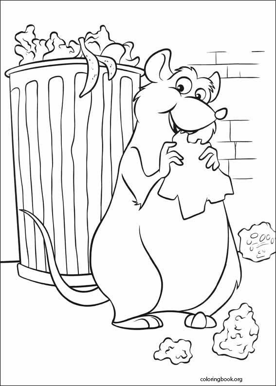 Ratatouille coloring page (049)