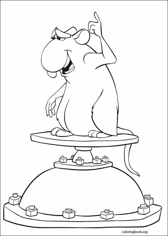 Ratatouille coloring page (050)