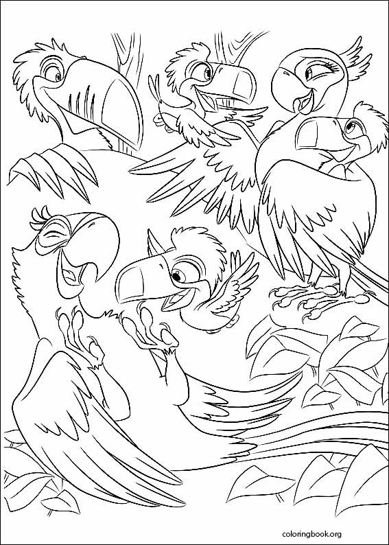 Rio coloring page (001)