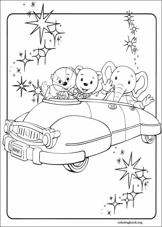 Rupert Bear coloring page (005)