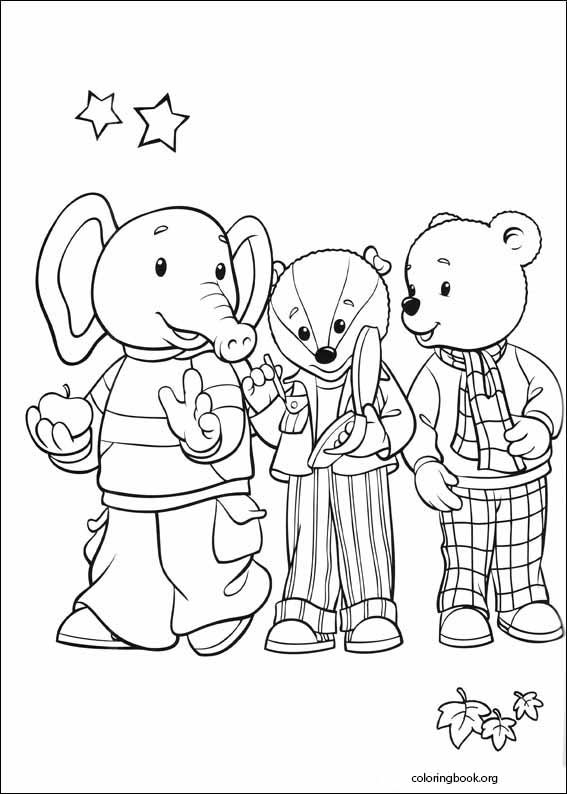 Rupert Bear coloring page (017)