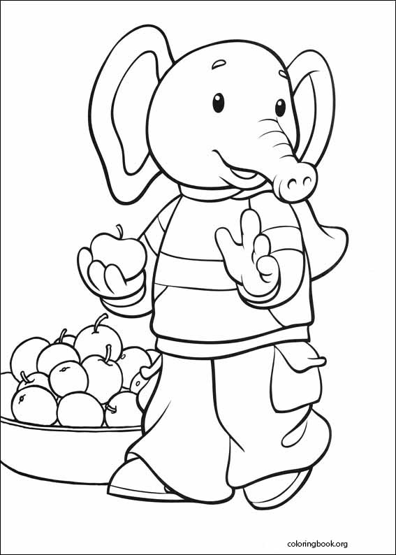 Rupert Bear coloring page (024)