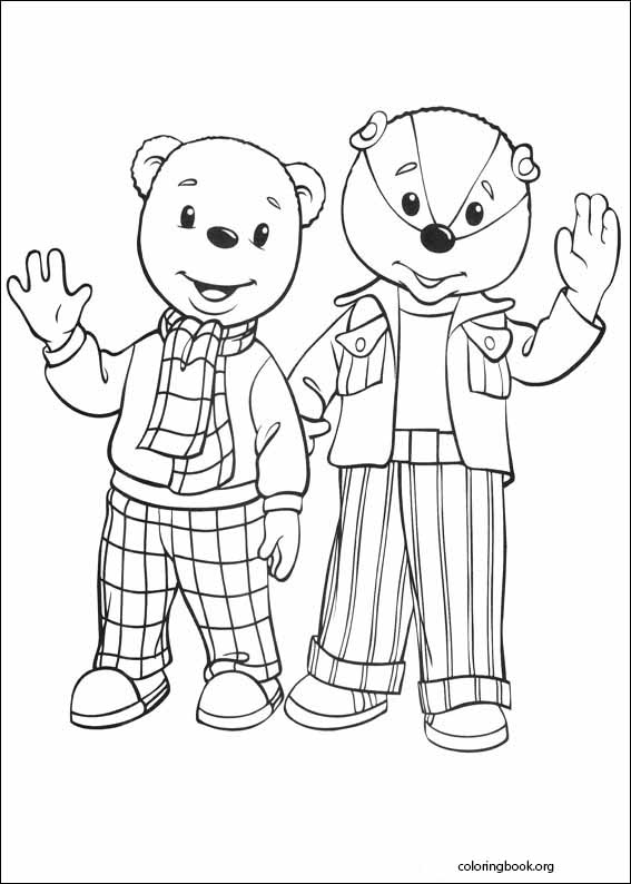 Rupert Bear coloring page (026)