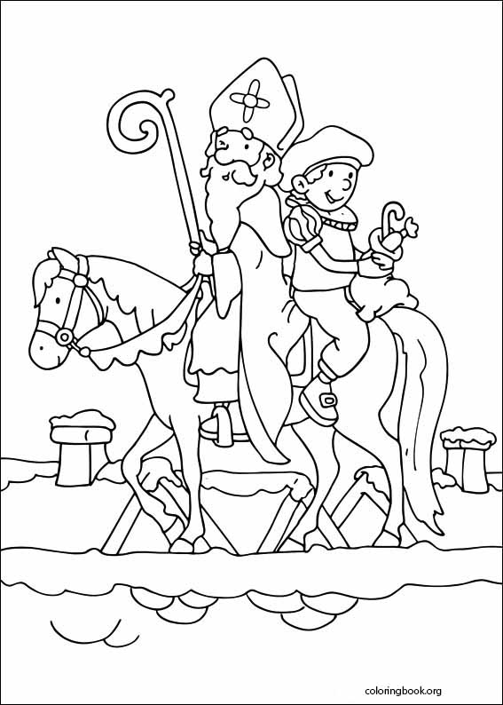 Saint Nicholas coloring page (005)