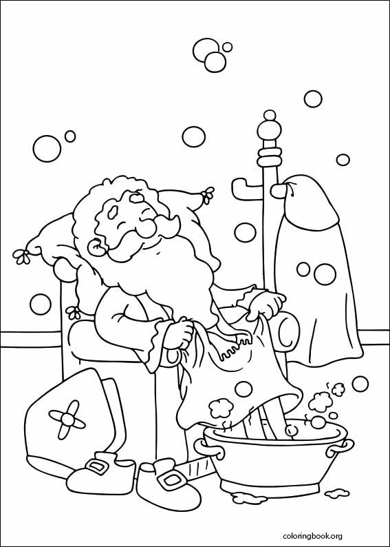 Saint Nicholas coloring page (012)