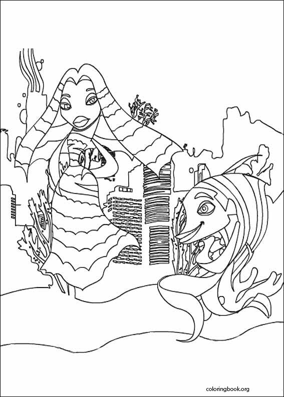 Shark Tale coloring page (002)