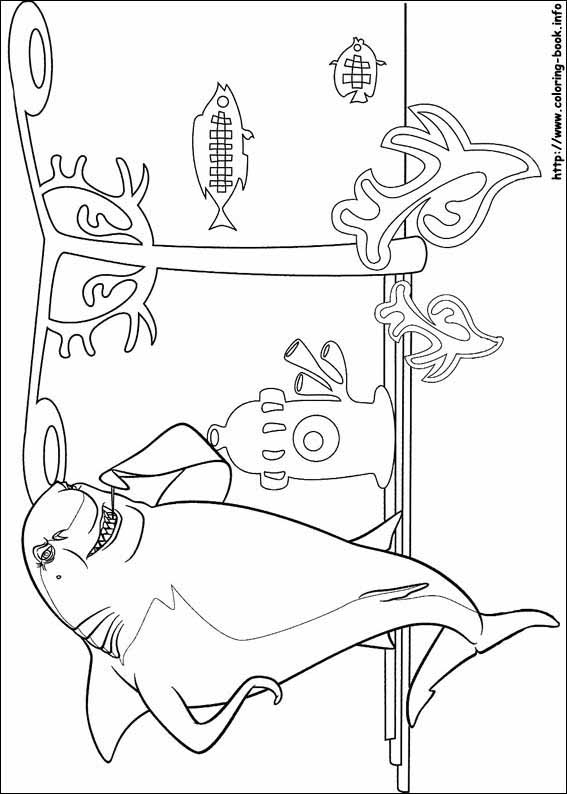 Shark Tale coloring page (005)