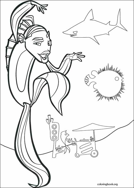 Shark Tale coloring page (012)