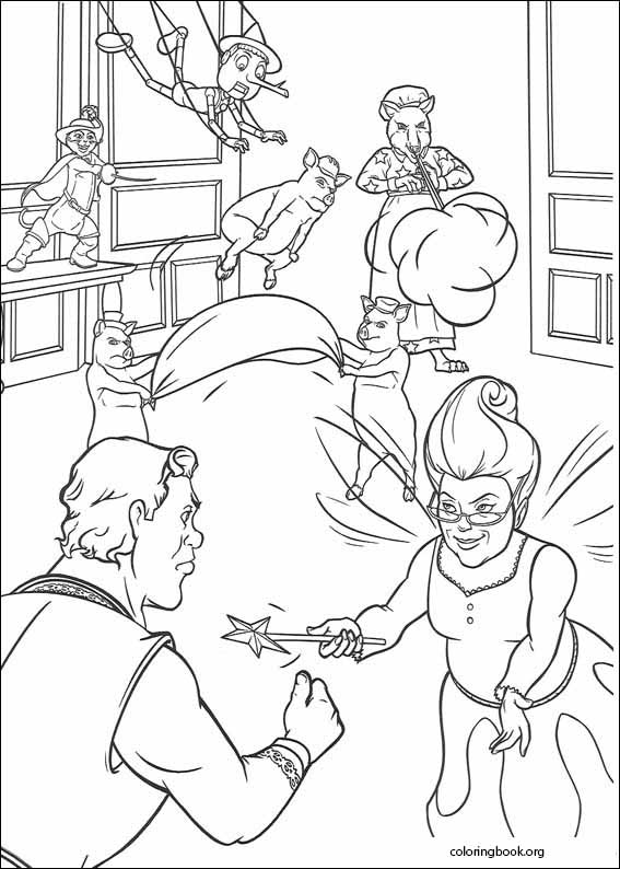 Shrek coloring page (010)