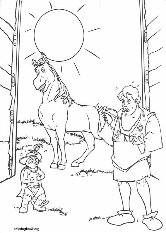 Shrek coloring page (023)