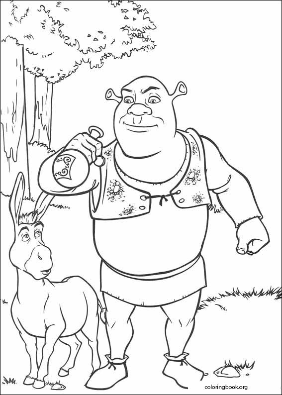 Shrek coloring page (024)