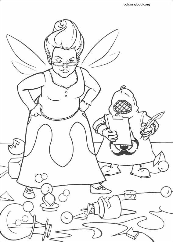 Shrek coloring page (039)