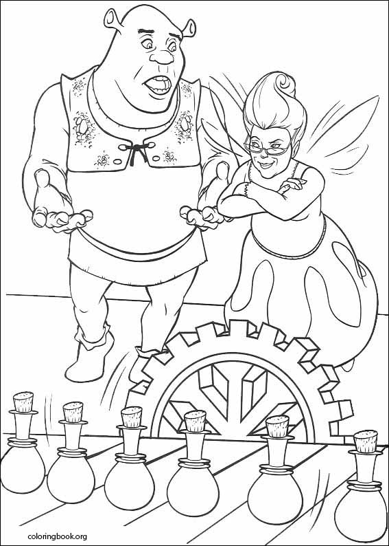Shrek coloring page (042)