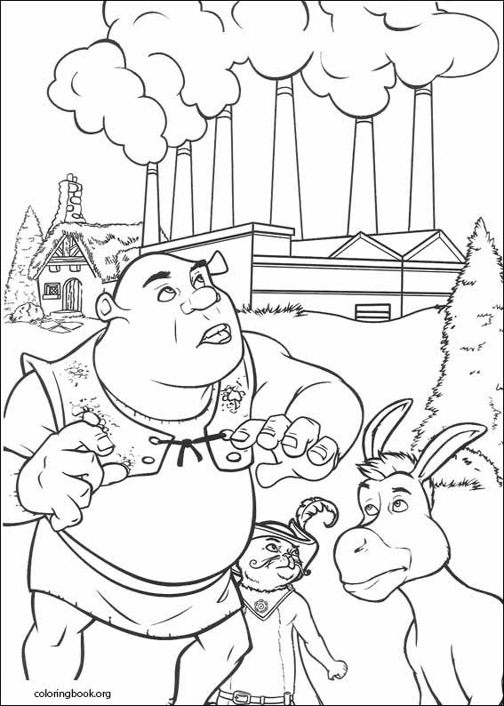 Shrek coloring page (044)