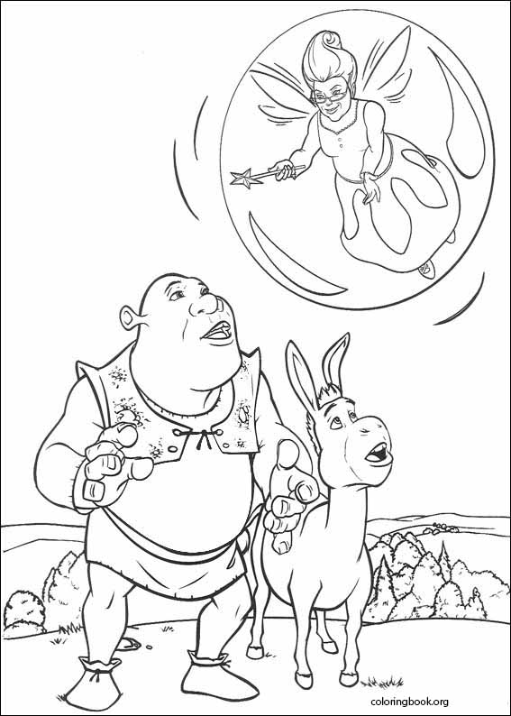 Shrek coloring page (046)