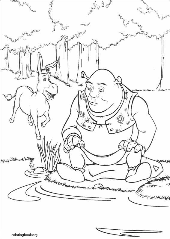 Shrek coloring page (048)