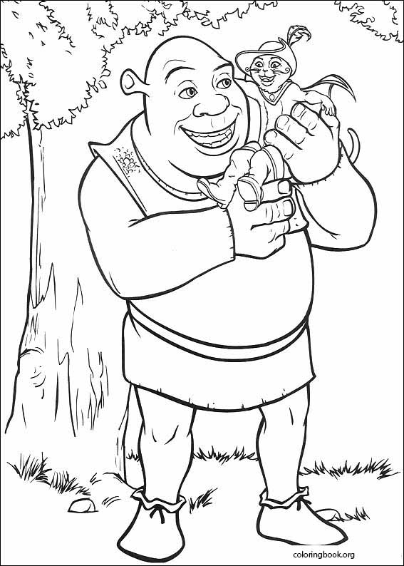 Shrek coloring page (049)