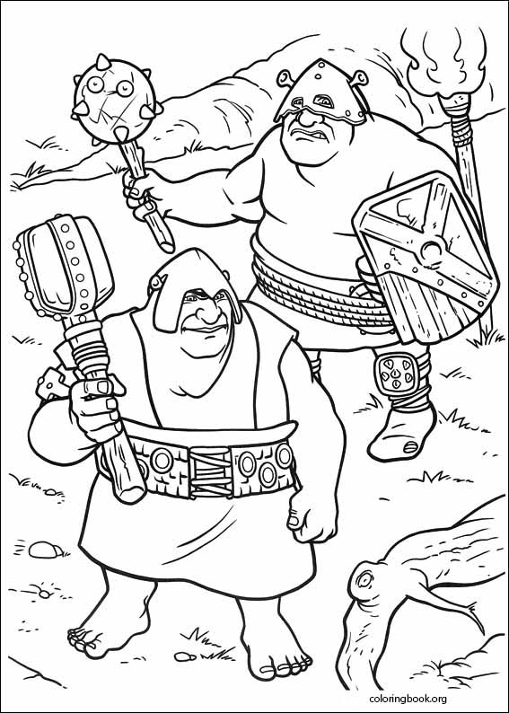 Shrek Forever After coloring page (003)