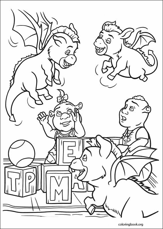 Shrek Forever After coloring page (032)