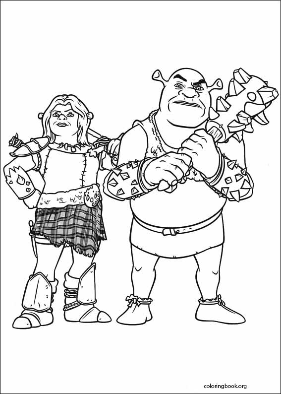 Shrek Forever After coloring page (050)