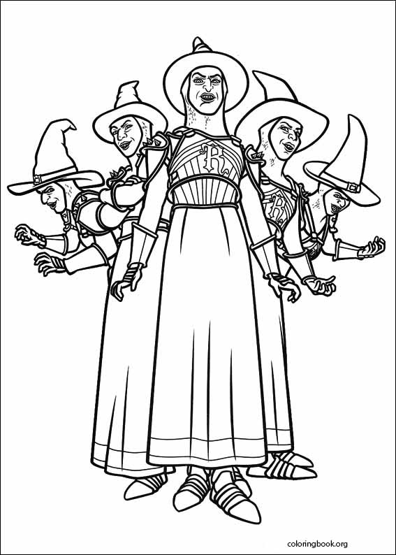 Shrek Forever After coloring page (064)