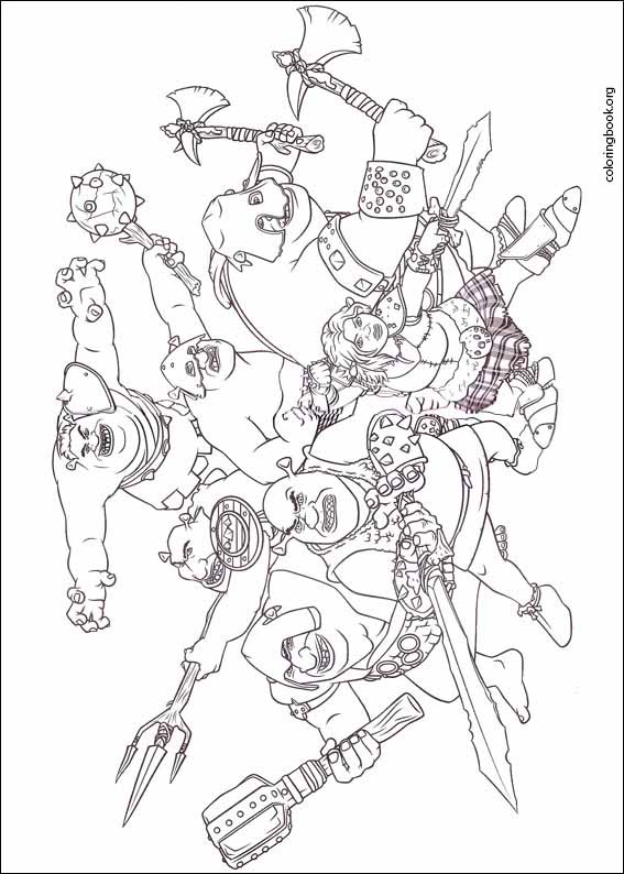 Shrek Forever After coloring page (066)