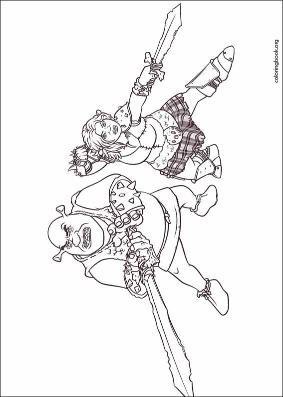 Shrek Forever After coloring page (072)