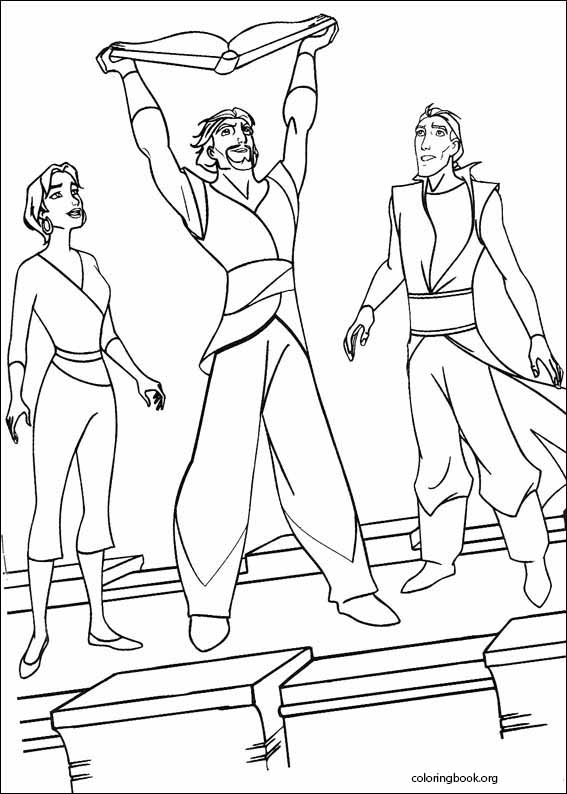 Sinbad coloring page (001)