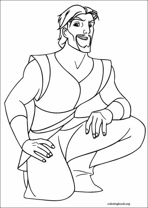 Sinbad coloring page (002)