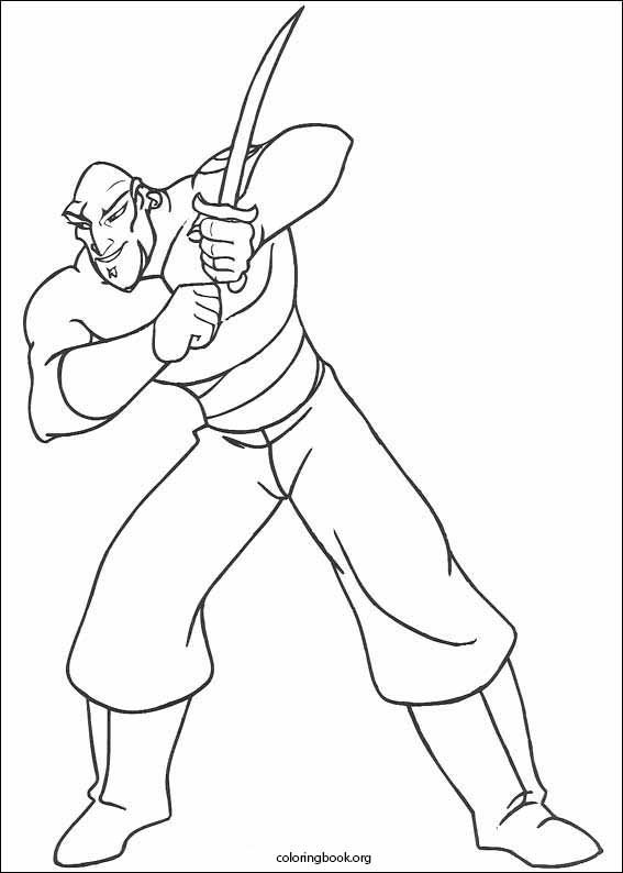 Sinbad coloring page (011)