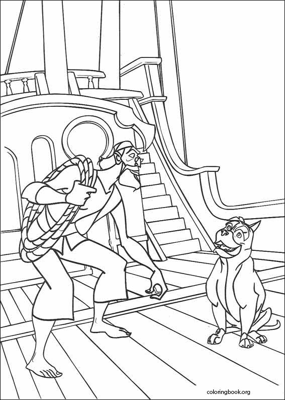 Sinbad coloring page (012)