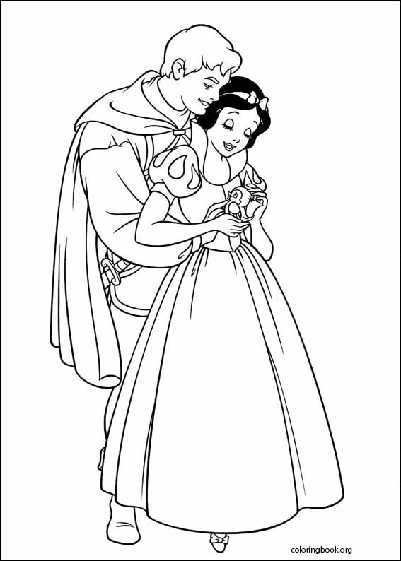 Snow White coloring page (003)