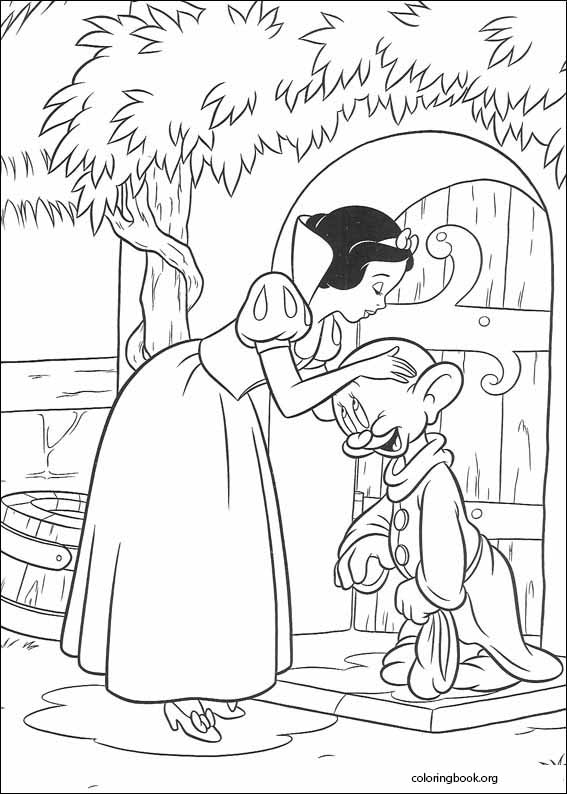 Snow White coloring page (007)