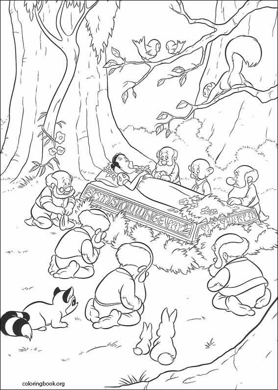 Snow White coloring page (009)