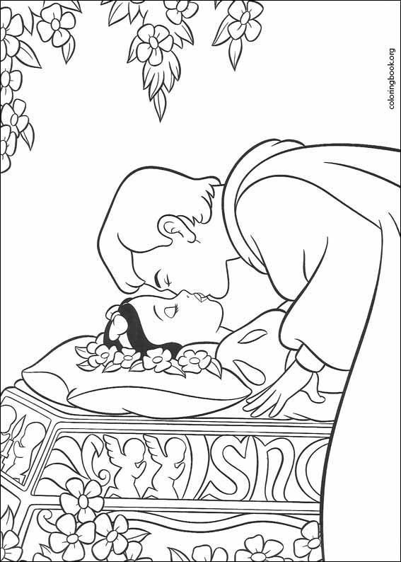 Snow White coloring page (010)