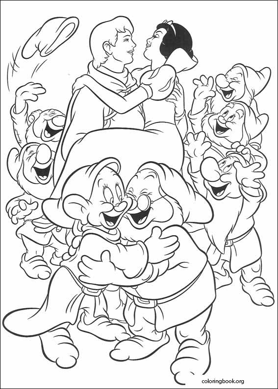 Snow White coloring page (011)