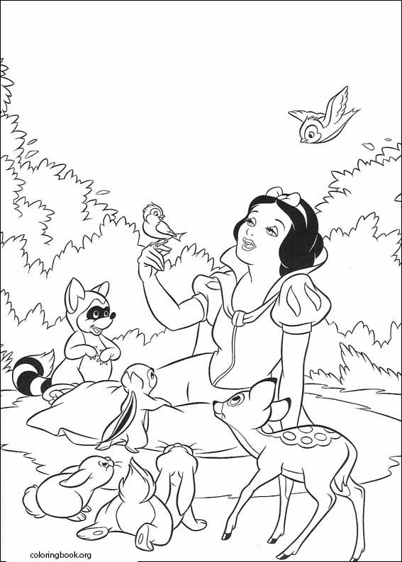 Snow White coloring page (016)